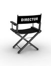 DirectorÃ¢â¬â¢s chair Royalty Free Stock Photo